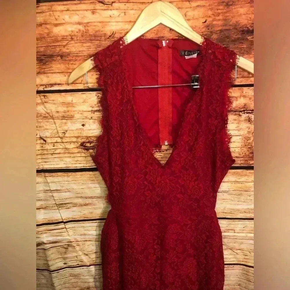 Open Back Lace Jumpsuit - Picture 7 of 16